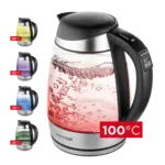 RK4120 Rýchlovarná kanvica sklenená 1,7 l s nastavením teplôt