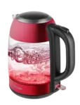 RK4081 Rýchlovarná kanvica sklenená 1,7 l, červená
