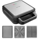 SV3080 Sendvičovač FAMILY 3v1 1200 W s vymeniteľnými doskami