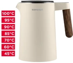 RK3304 Rýchlovarná kanvica s reguláciou teploty 1,5 l, NORWOOD, vanilková