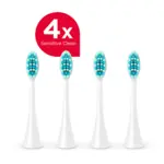 ZK0072 Náhradní hlavice k zubním kartáčkům PERFECT SMILE ZK701x, Sensitive Clean, 4 ks, bílé