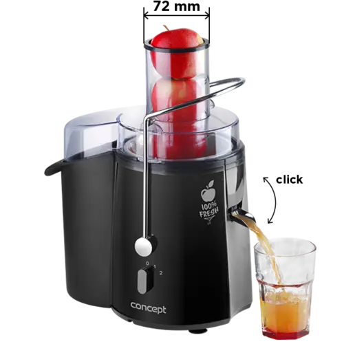 LO7027 Odšťavovač Fresh čierny