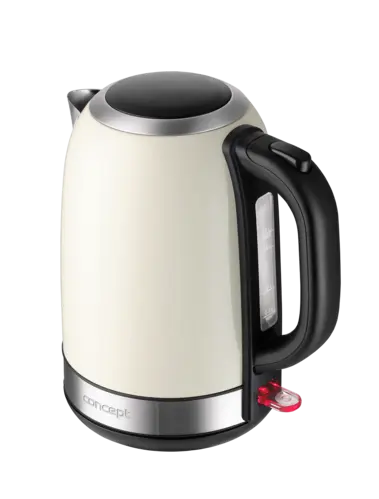 RK3242 Rýchlovarná kanvica nerezová 1,7 l, krémová