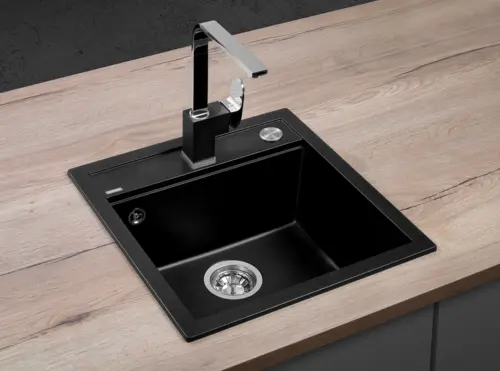DG00C50bc Drez granitový bez odkvapu ČIERNY