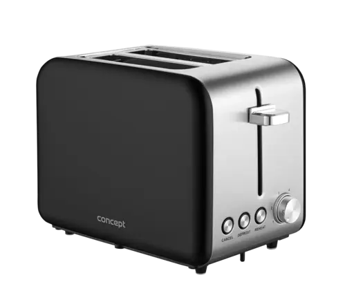 TE2052 Hriankovač nerezový, BLACK