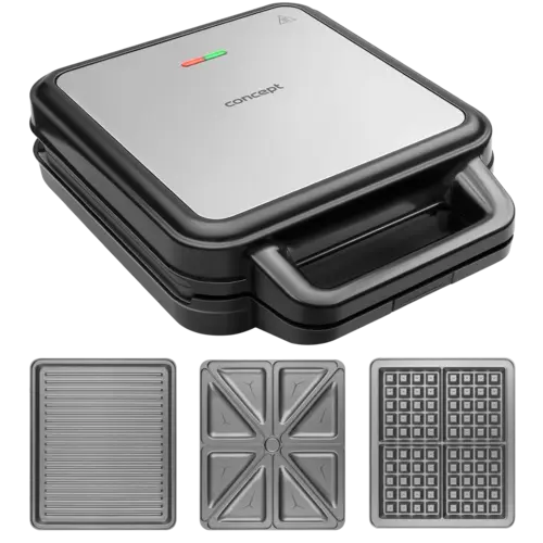 SV3080 Sendvičovač FAMILY 3v1 1200 W s vymeniteľnými doskami