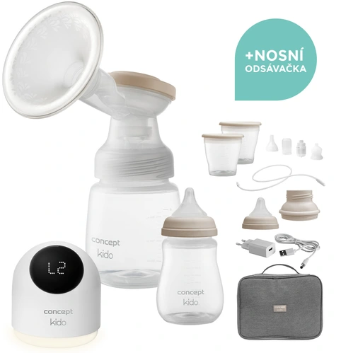 OM4000 Odsávačka mlieka 2 v 1 elektrická KIDO set