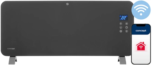 KS4100 Konvektor sklenený Smart