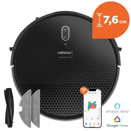 VR3300 Robotický vysávač s mopom 2v1 RoboCross Laser