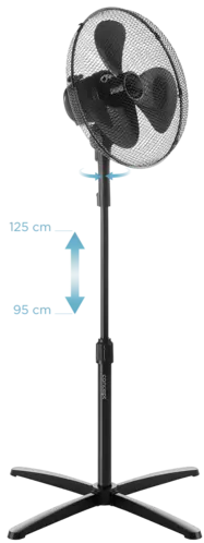 VS5050 Stojanový ventilátor černý
