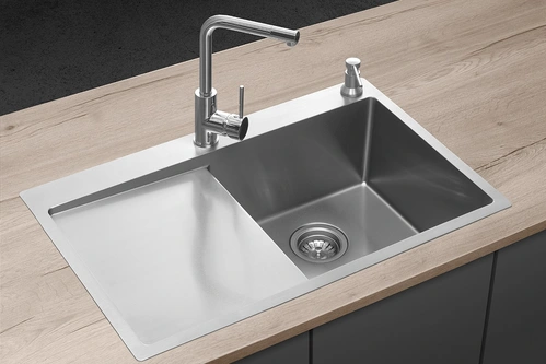 DNN1045ssr Nerezový drez s odkvapom NANO coat pravý