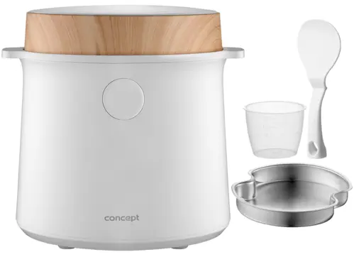 RE3030 Ryžovar digitálny 1,5 l biely dekor dreva