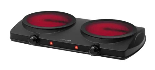 VE3060 Elektrický dvojplatničkový varič čierny 2500 W