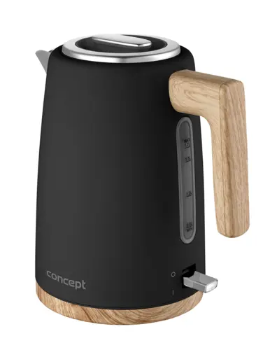 RK3316 Rýchlovarná kanvica nerezová ELWOOD 1,7 l čierna