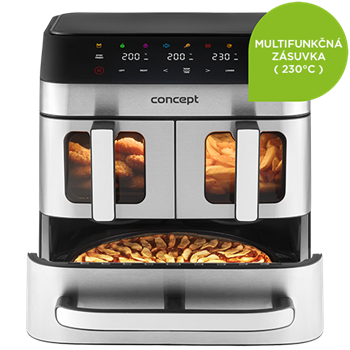 FR9000 Teplovzdušná fritéza 18,5 l PIZZA TRIO