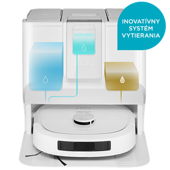 VR4130 Robotický vysávač a podlahová umývačka 2 v 1 Aqua ULTIMATE Laser 3D