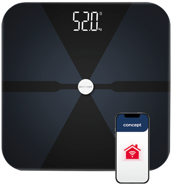 VO5100 Osobná váha diagnostická 180 kg PERFECT HEALTH