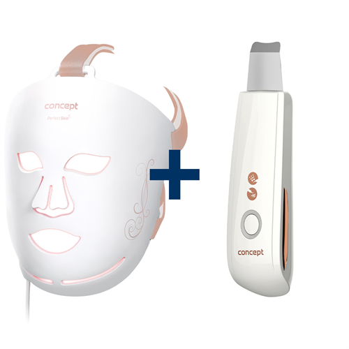 Set pro dokonalou pleť - LED maska MO8303 + špachtle PO2030